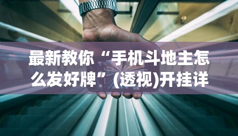 最新教你“手机斗地主怎么发好牌”(透视)开挂详细教程