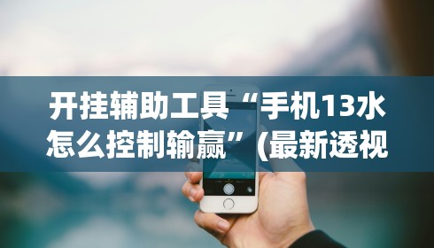 开挂辅助工具“手机13水怎么控制输赢”(最新透视辅助上线)