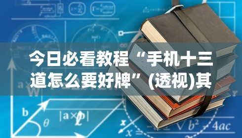 今日必看教程“手机十三道怎么要好牌”(透视)其实确实有挂