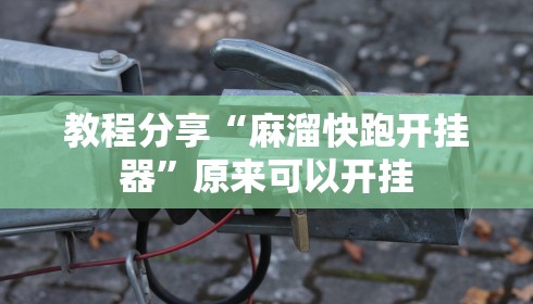 教程分享“麻溜快跑开挂器”原来可以开挂