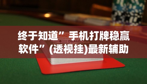 终于知道”手机打牌稳赢软件”(透视挂)最新辅助详细教程