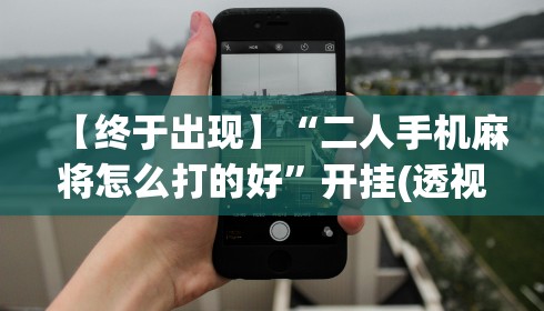 【终于出现】“二人手机麻将怎么打的好”开挂(透视)辅助教程