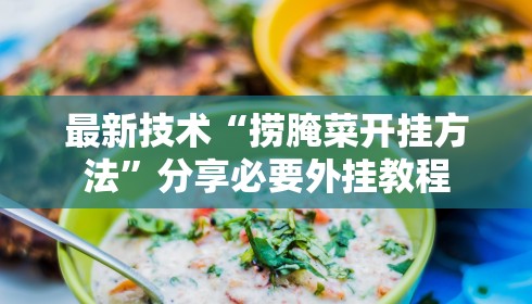 最新技术“捞腌菜开挂方法”分享必要外挂教程