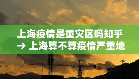 上海疫情是重灾区吗知乎 → 上海算不算疫情严重地区