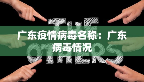 广东疫情病毒名称：广东病毒情况